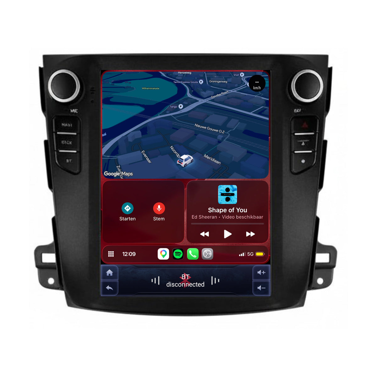 Autoradio CarPlay & Android Auto per Mitsubishi Outlander | 2008-2012 | 9,7 pollici | Android 15 | CTX-7413