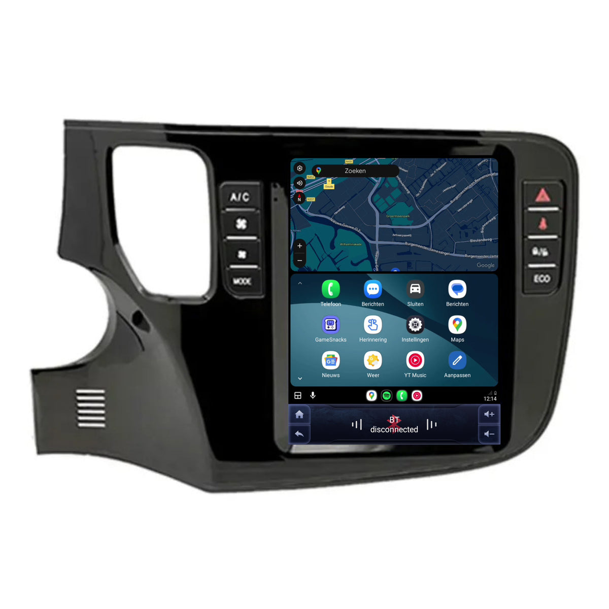 Mitsubishi Outlander CarPlay & Android Auto Radio | 2012 bis 2019 | 9,7 Zoll | Android 15 | CTX-7412
