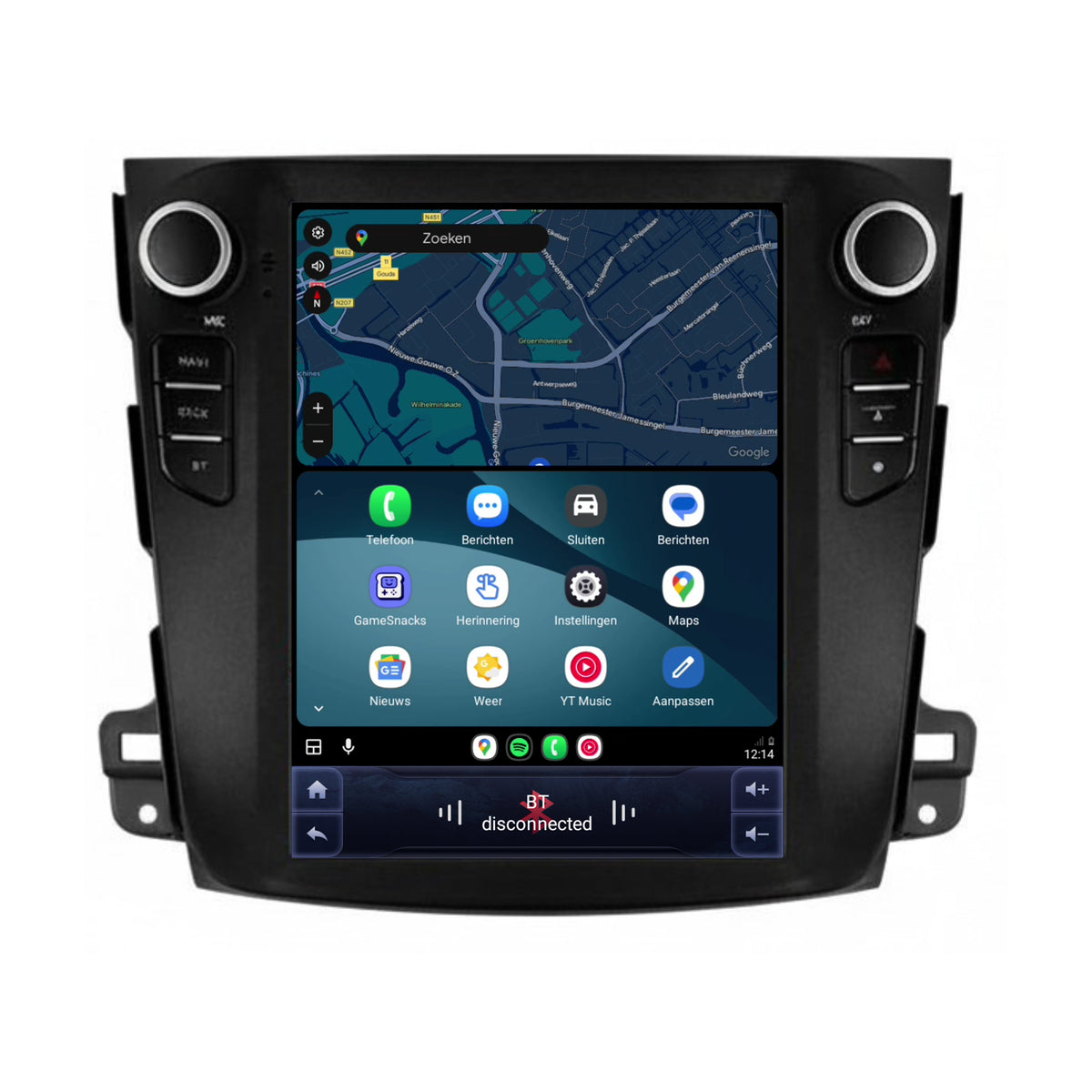 Autoradio CarPlay & Android Auto per Mitsubishi Outlander | 2008-2012 | 9,7 pollici | Android 15 | CTX-7413