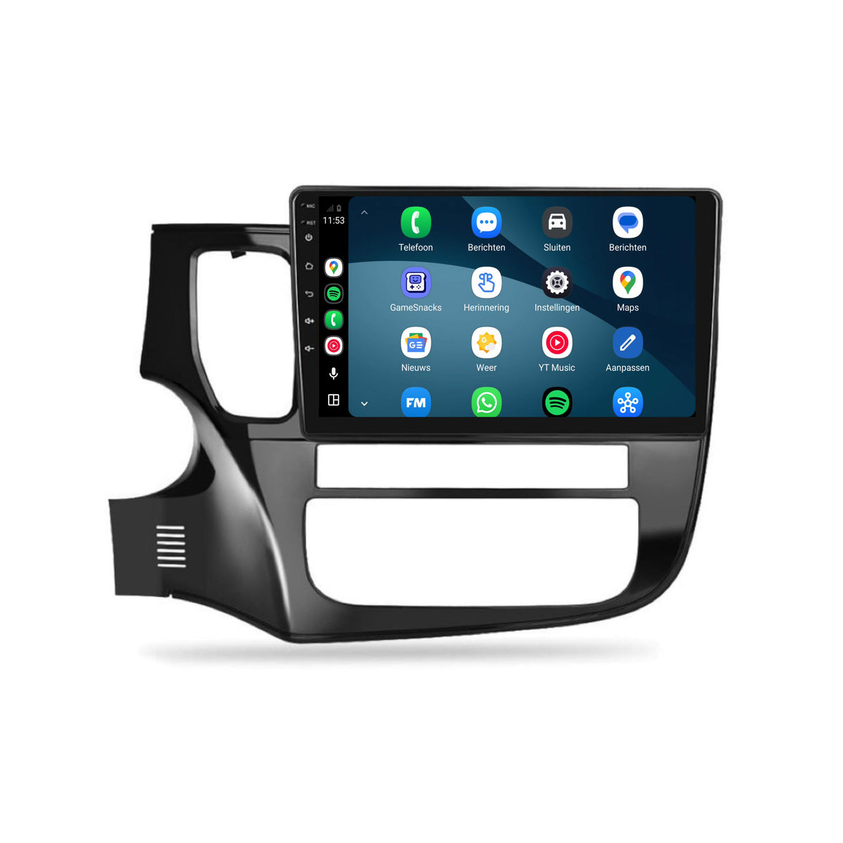 Mitsubishi Outlander CarPlay & Android Auto radio | 2012 t/m 2019 | 10 inch | Android 15 | CTX-7124