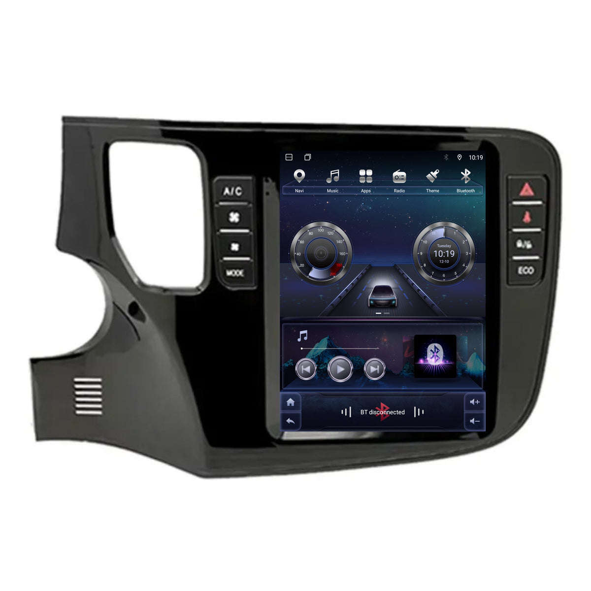 Mitsubishi Outlander CarPlay & Android Auto Radio | 2012 bis 2019 | 9,7 Zoll | Android 15 | CTX-7412