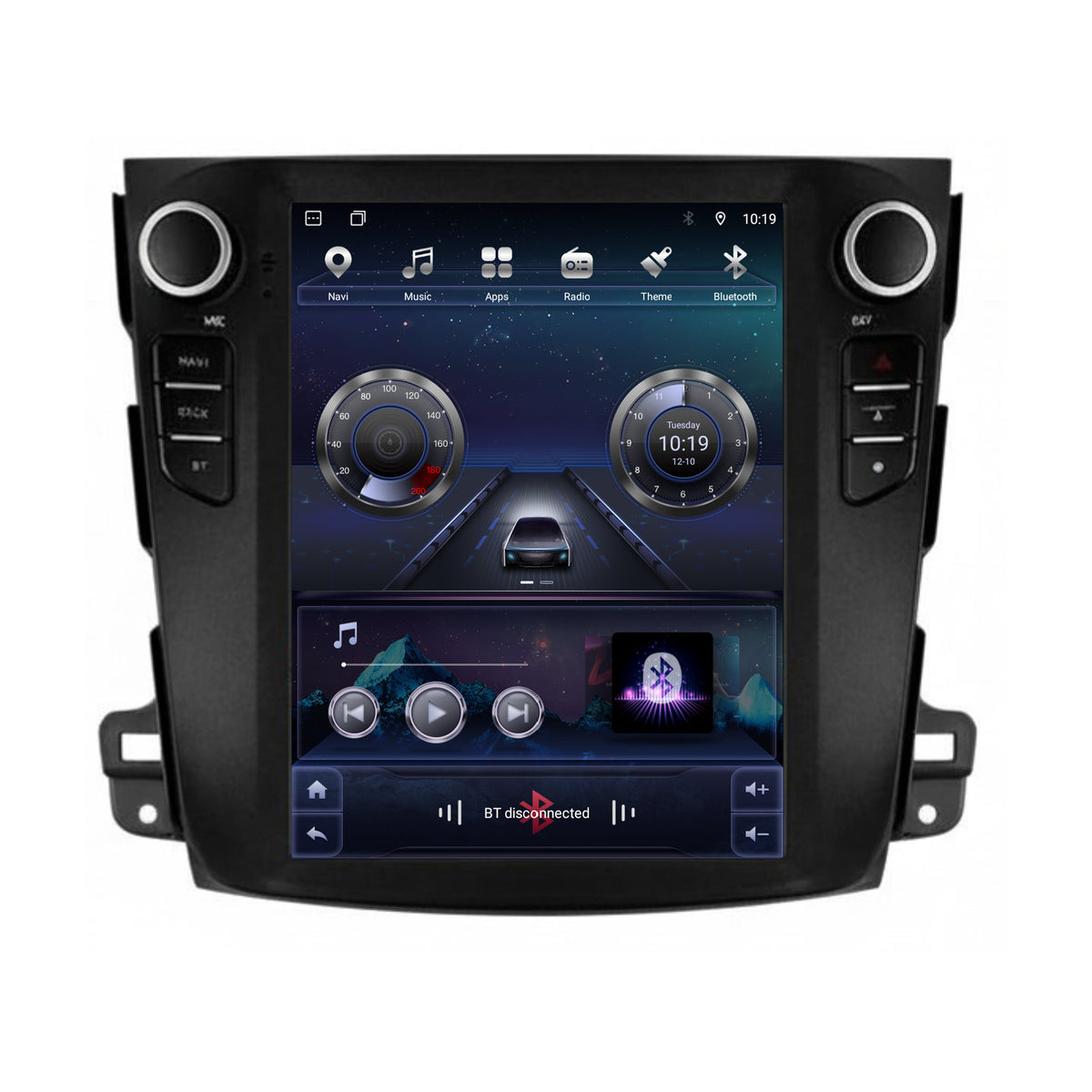 Autoradio CarPlay & Android Auto per Mitsubishi Outlander | 2008-2012 | 9,7 pollici | Android 15 | CTX-7413