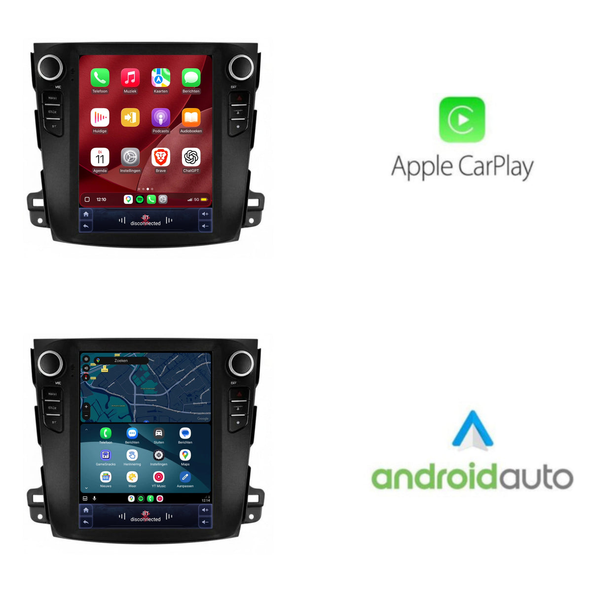 Autoradio CarPlay & Android Auto per Mitsubishi Outlander | 2008-2012 | 9,7 pollici | Android 15 | CTX-7413