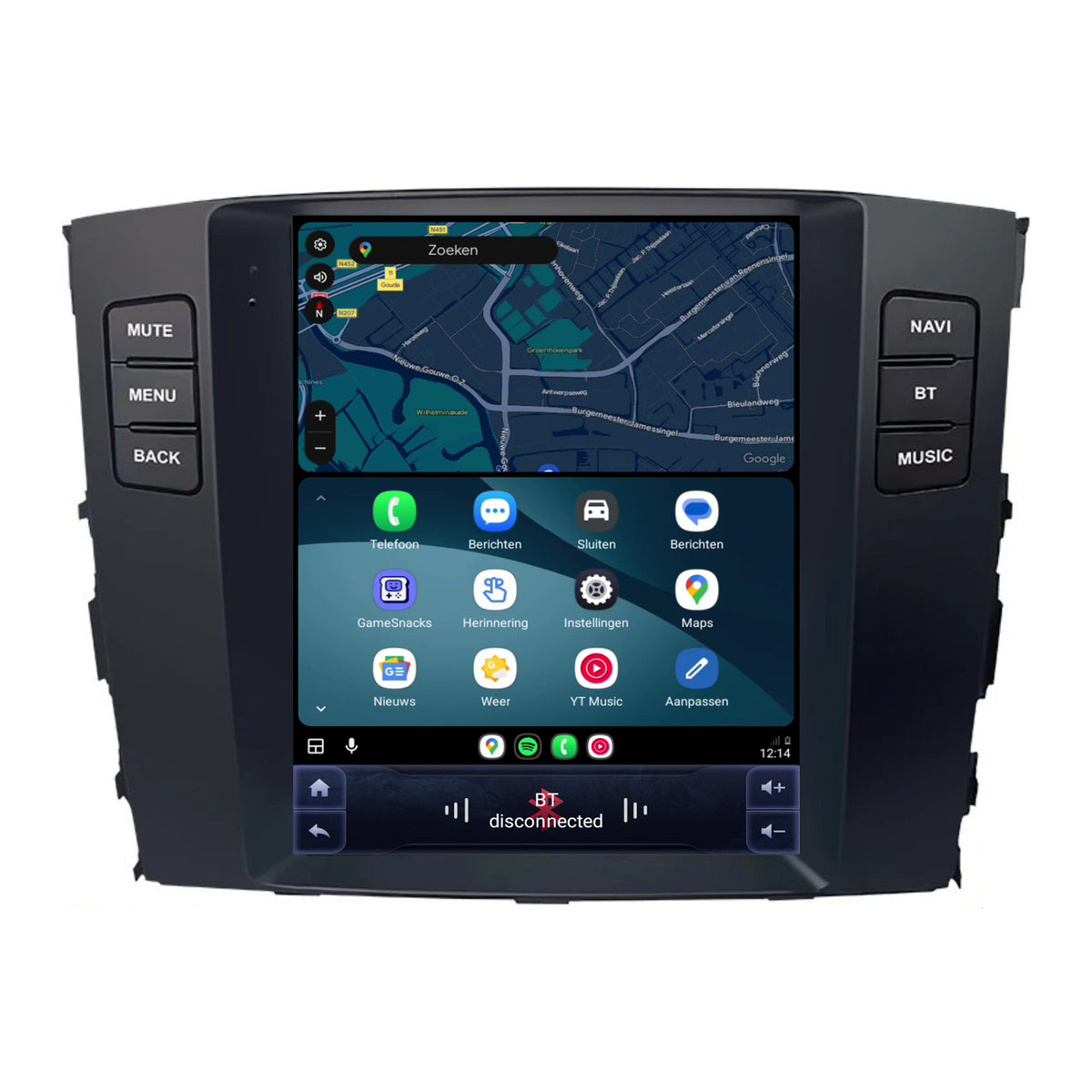 Radio z CarPlay i Android Auto do Mitsubishi Pajero | 2006–2014 | 9,7 cali | Android 15 | CTX-7414