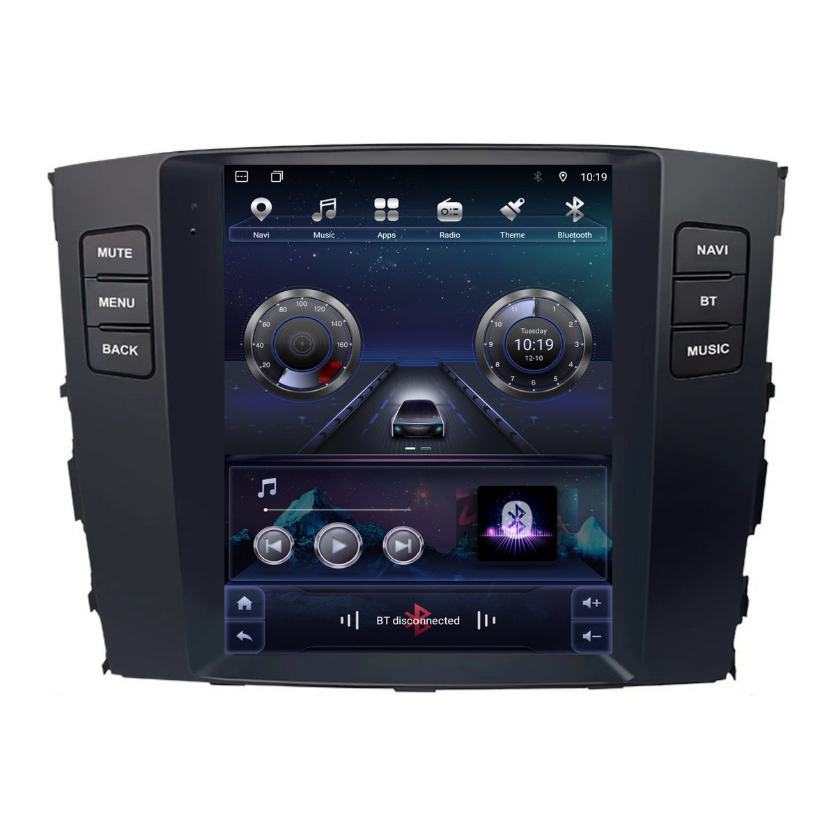 Radio z CarPlay i Android Auto do Mitsubishi Pajero | 2006–2014 | 9,7 cali | Android 15 | CTX-7414