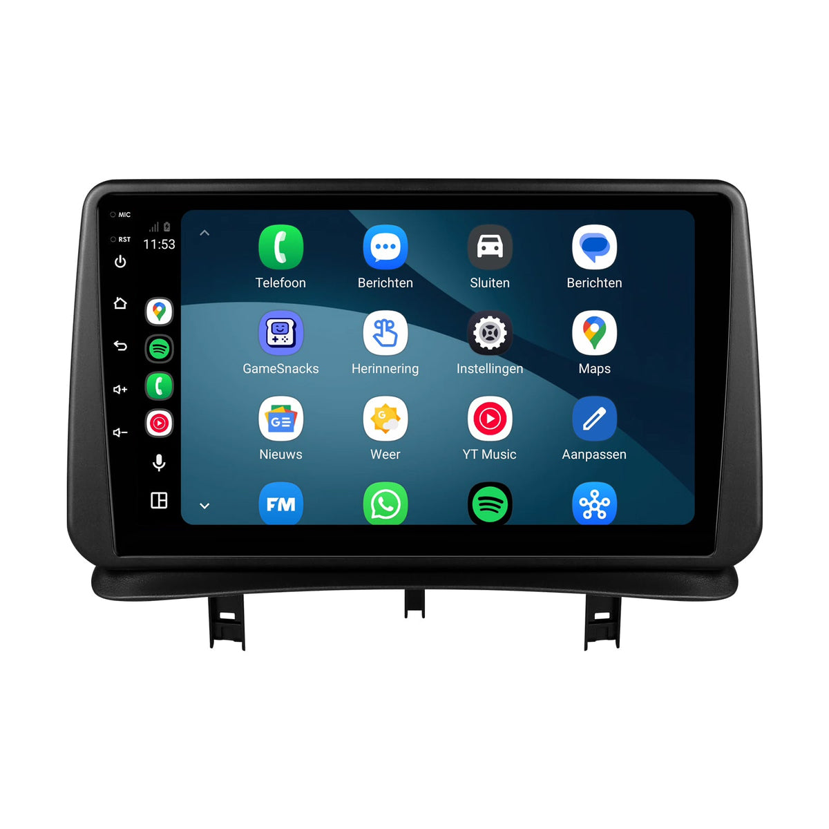 Mitsubishi Space Star CarPlay & Android Auto radio | 1997 t/m 2005 | 9 inch | Android 15 | CTX-7396