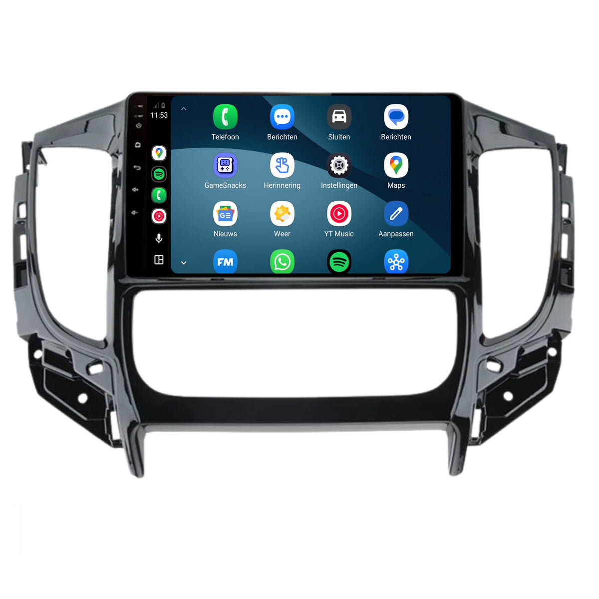 Mitsubishi Triton CarPlay & Android Auto radio | 2015 t/m 2022 | 9 inch | Android 15 | CTX-7177