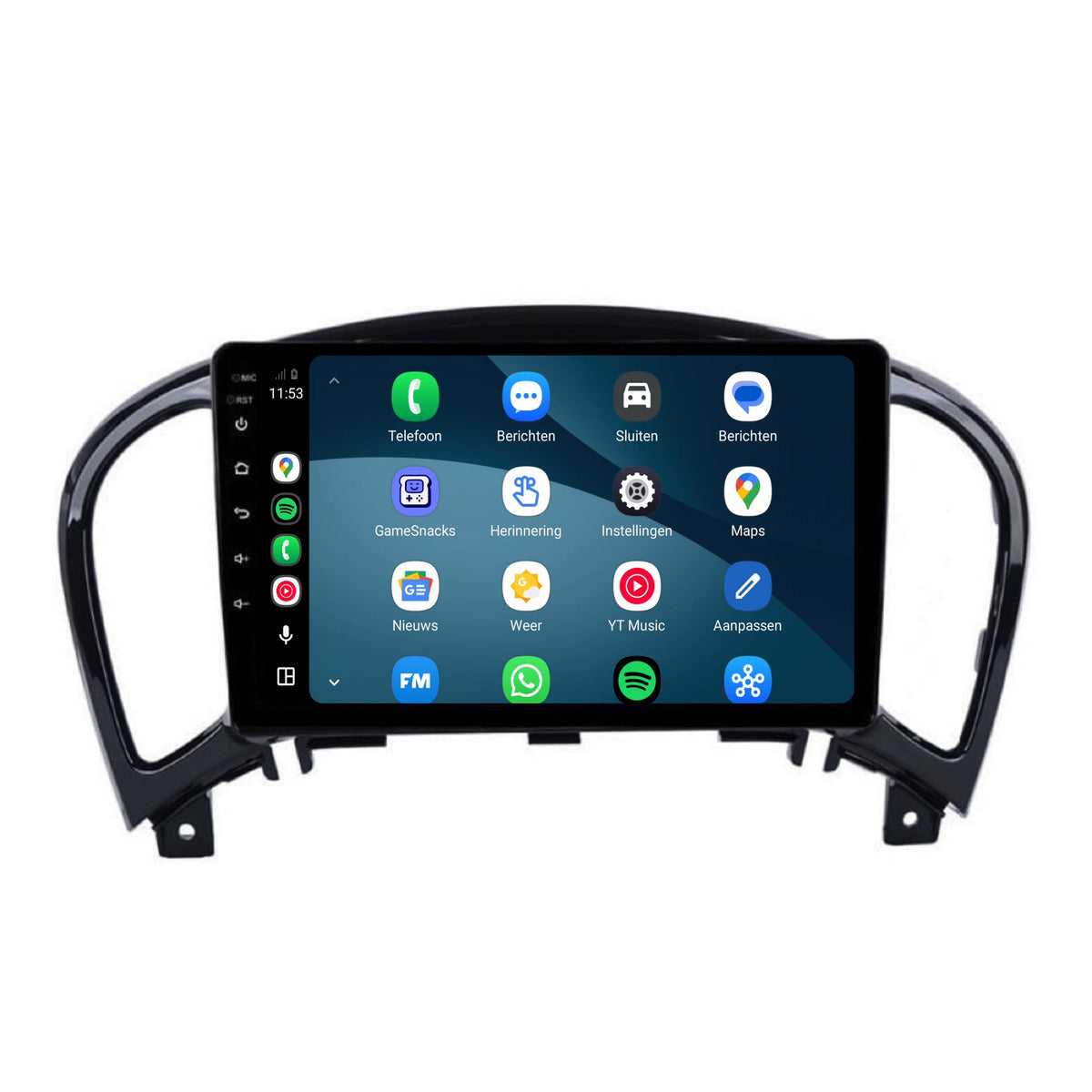 Nissan Juke CarPlay & Android Auto radio | 2010 t/m 2019 | 9 inch | Android 15 | CTX-7187