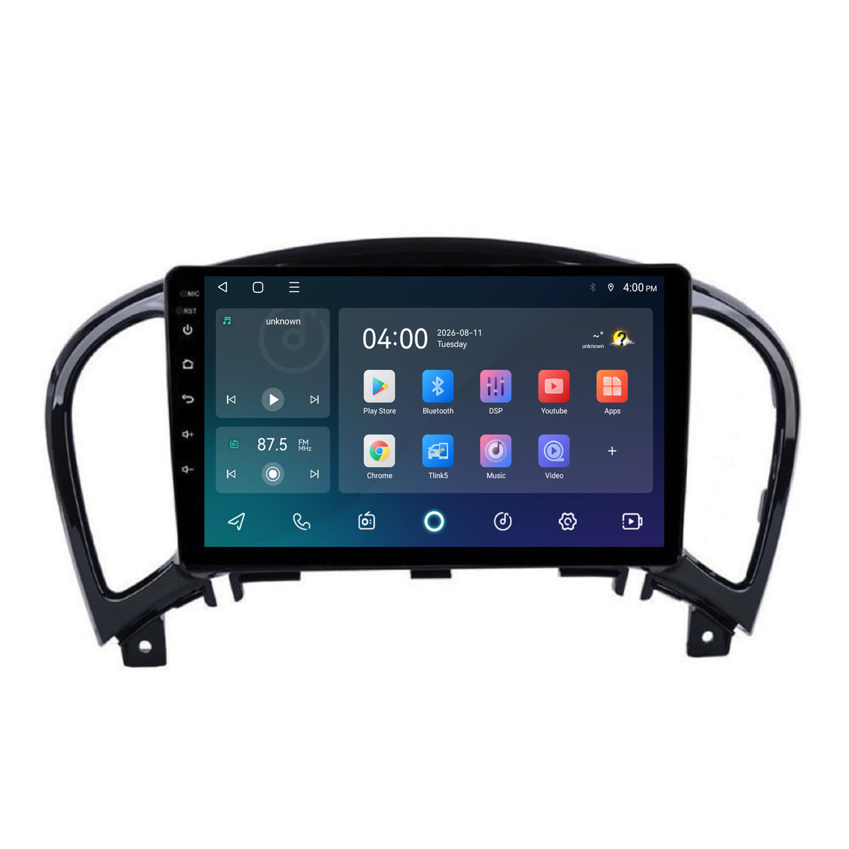 Nissan Juke CarPlay & Android Auto radio | 2010 t/m 2019 | 9 inch | Android 15 | CTX-7187