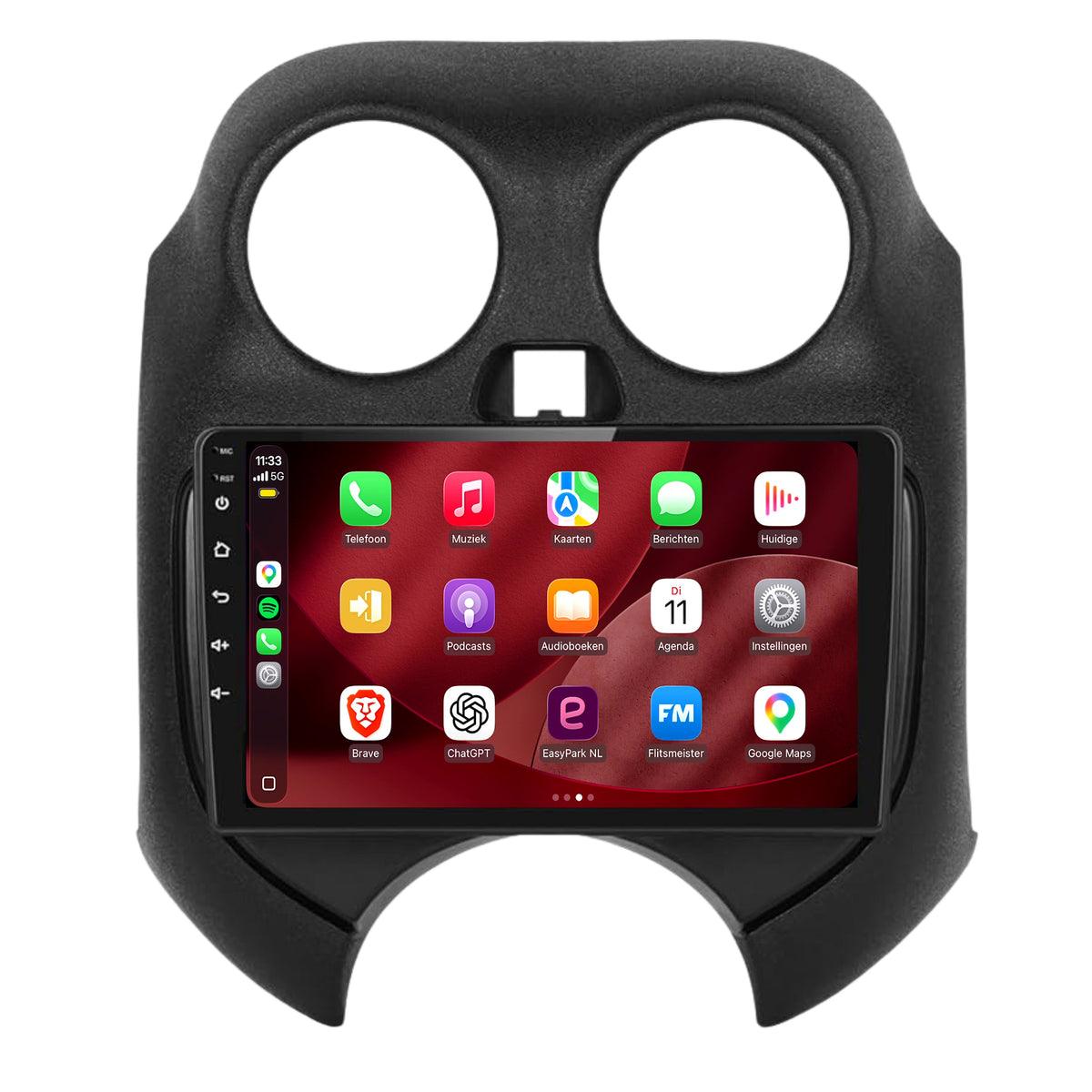 Nissan Micra CarPlay & Android Auto radio | 2011 to 2016 | 9 inch | Android 15 | CTX-7403