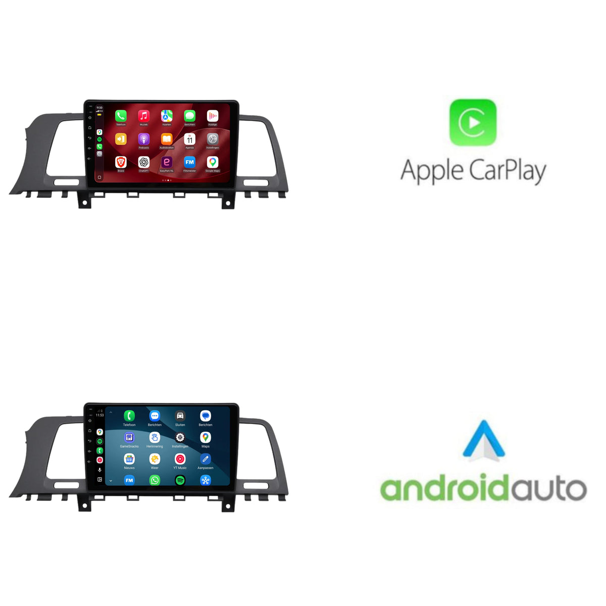 Autoradio CarPlay & Android Auto per Nissan Murano Z51 | 2008-2016 | 9 pollici | Android 15 | CTX-7385