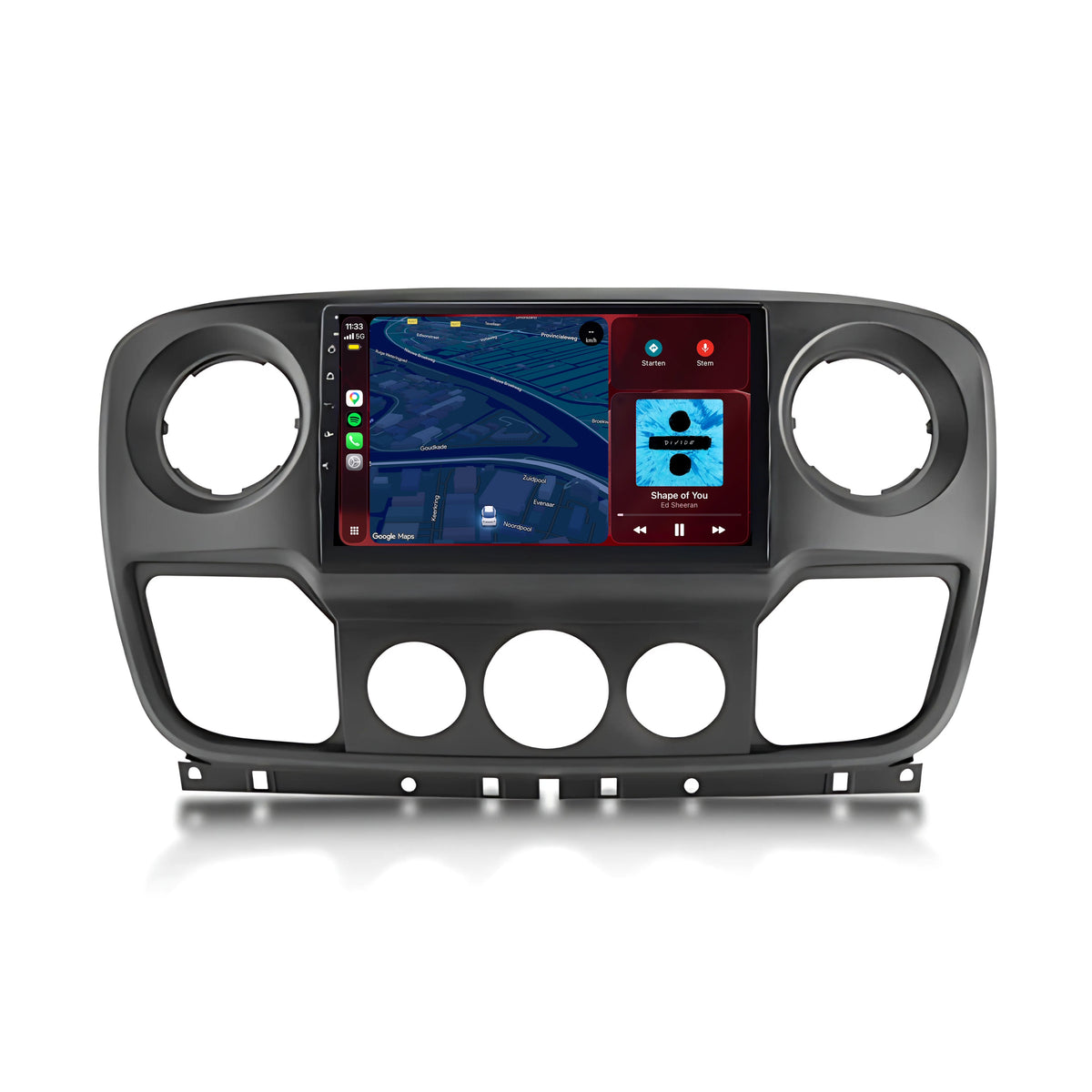 Radio con CarPlay y Android Auto para Nissan NV400 | 2010 a 2021 | 10 pulgadas | Android 15