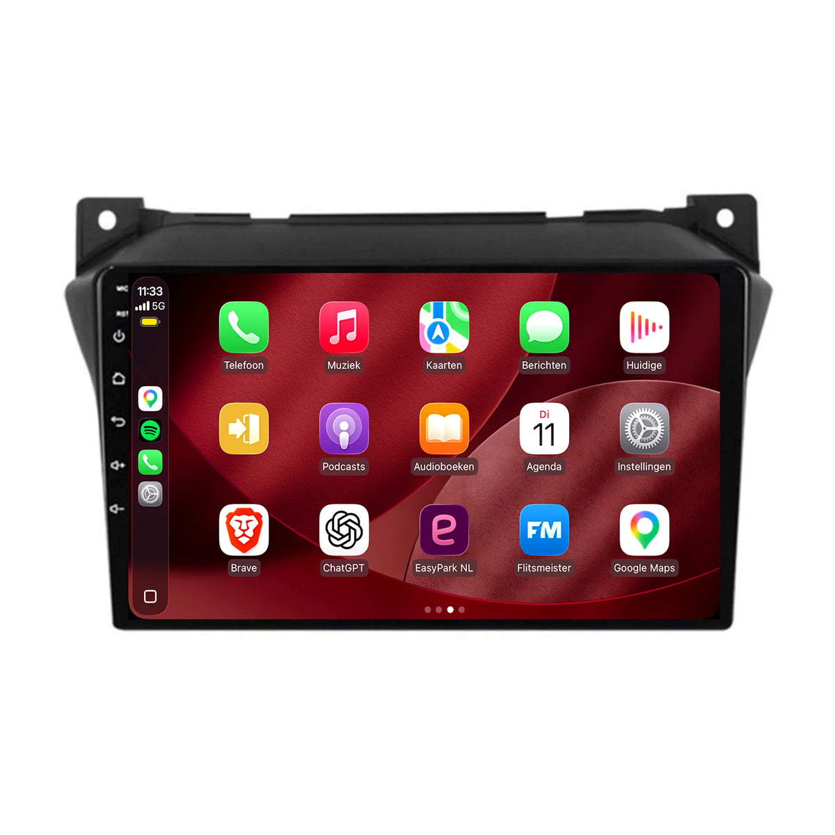 Nissan Pixo CarPlay & Android Auto Radio | 2009 bis 2013 | 9 Zoll | Android 15 | CTX-7340