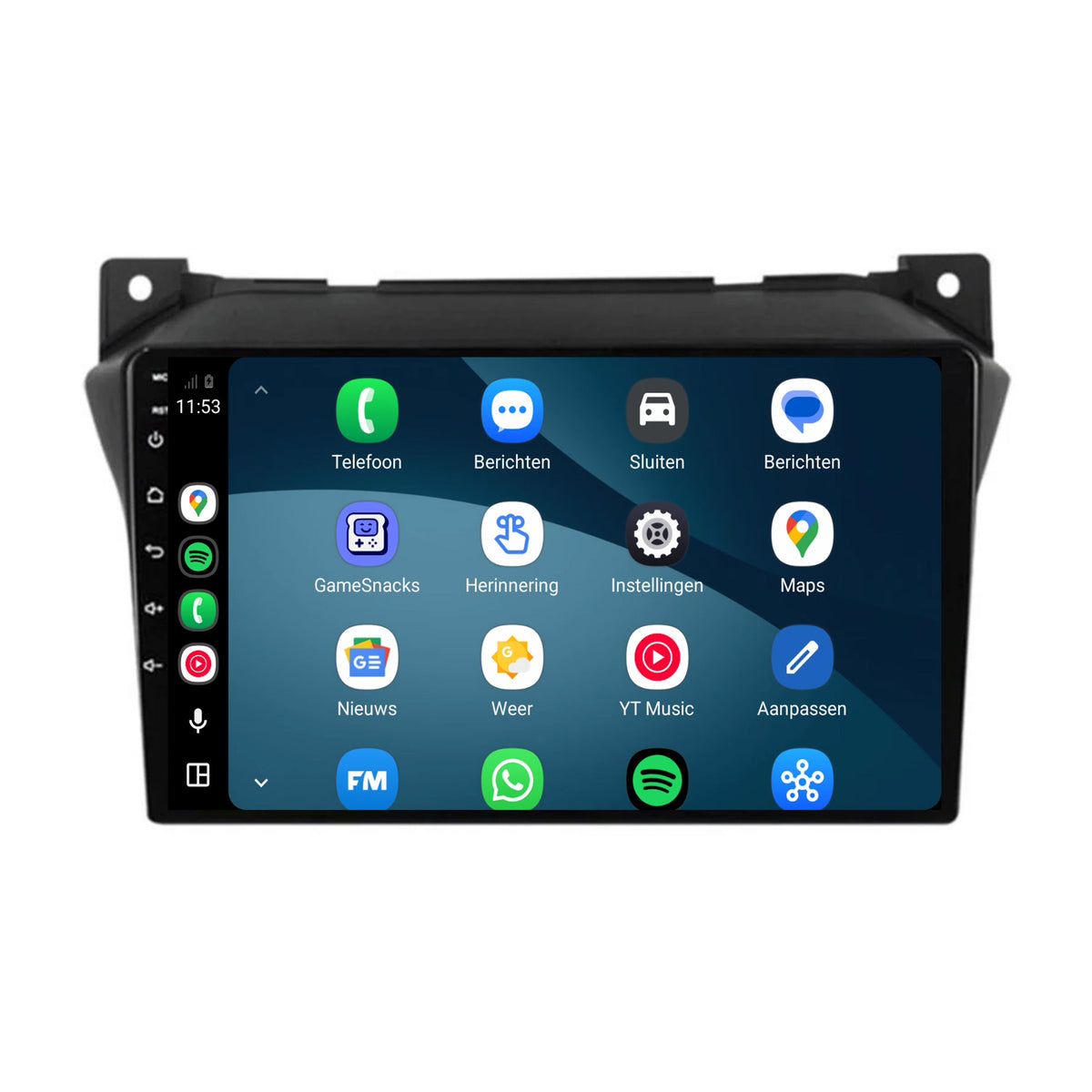 Nissan Pixo CarPlay & Android Auto Radio | 2009 bis 2013 | 9 Zoll | Android 15 | CTX-7340
