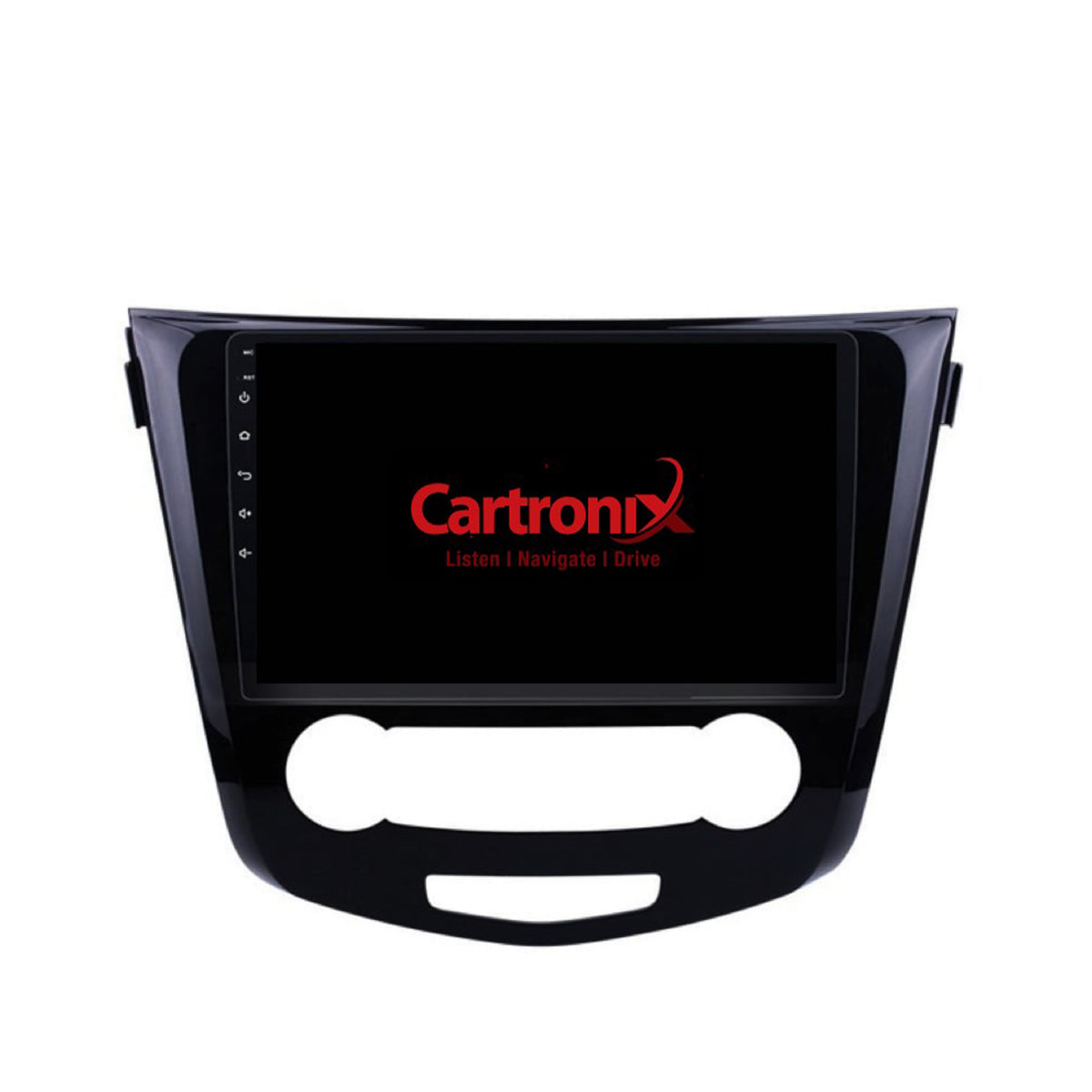 Radio con CarPlay y Android Auto para Nissan X-Trail | 2014 a 2021 | 10 pulgadas | Android 15 | Panel de aire acondicionado sin pantalla | CTX-7109