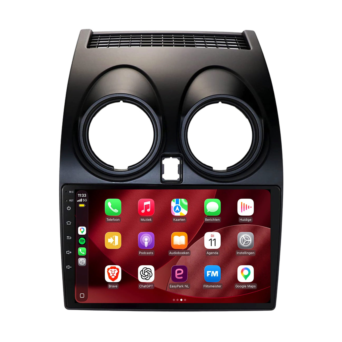 Nissan Qashqai CarPlay & Android Auto Radio | 2007 bis 2013 | 9 Zoll | Android 15