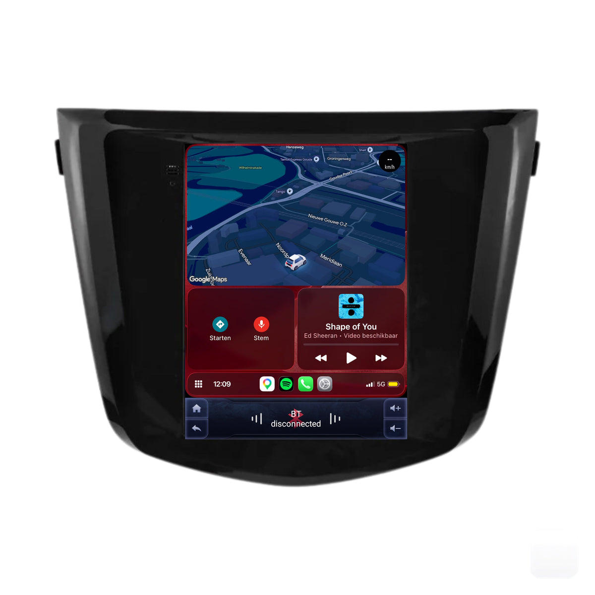 Nissan Qashqai CarPlay & Android Auto radio | 2014 to 2021 | 9 inch | Android 15 | CTX-7461