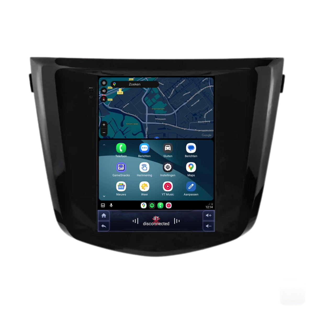 Nissan Qashqai CarPlay & Android Auto radio | 2014 to 2021 | 9 inch | Android 15 | CTX-7461