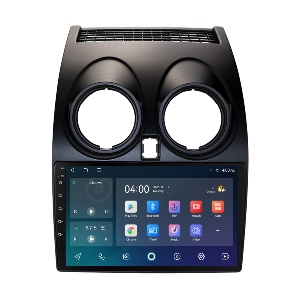 Nissan Qashqai CarPlay & Android Auto Radio | 2007 bis 2013 | 9 Zoll | Android 15