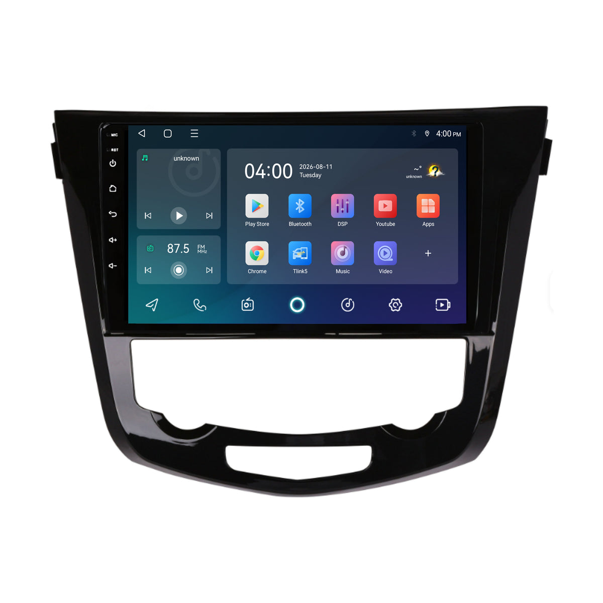 Radio z CarPlay i Android Auto do Nissan Qashqai | 2014–2021 | 10 cali | Android 15 | Z fabryczną nawigacją | CTX-7106