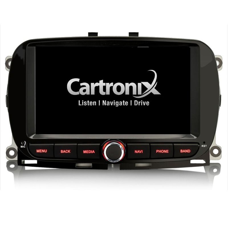 Radio samochodowe z CarPlay do Fiata 500 | 2016 – 2019 | Android 16 | Android Auto | 4 GB + 64 GB