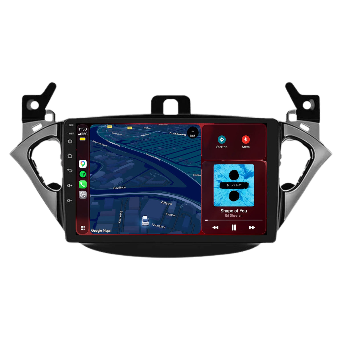 Autoradio CarPlay & Android Auto pour Opel Adam | 2014 à 2019 | 9 pouces | Android 15 | CTX-7382