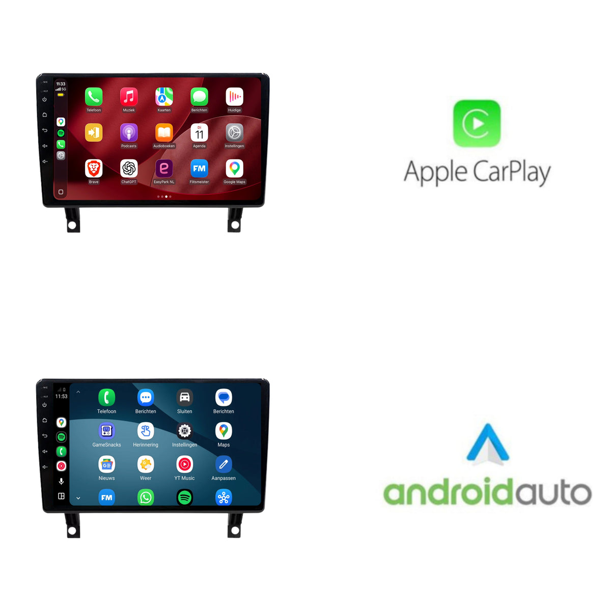 Opel Antara CarPlay & Android Auto radio | 2006 t/m 2015 | 9 inch | Android 15 | CTX-7429