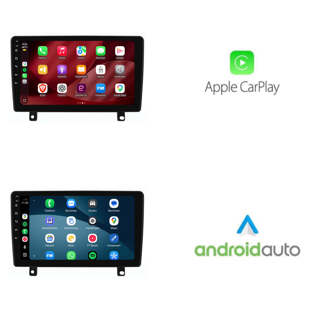 Radio z CarPlay i Android Auto do Opel Astra H | 2005–2014 | 9 cali | Android 15 | CTX-7430
