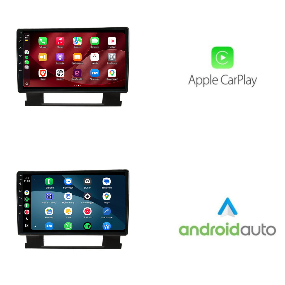 Opel Astra J CarPlay & Android Auto radio | 2009 to 2016 | 9 inch | Android 15 | Black | CTX-7407
