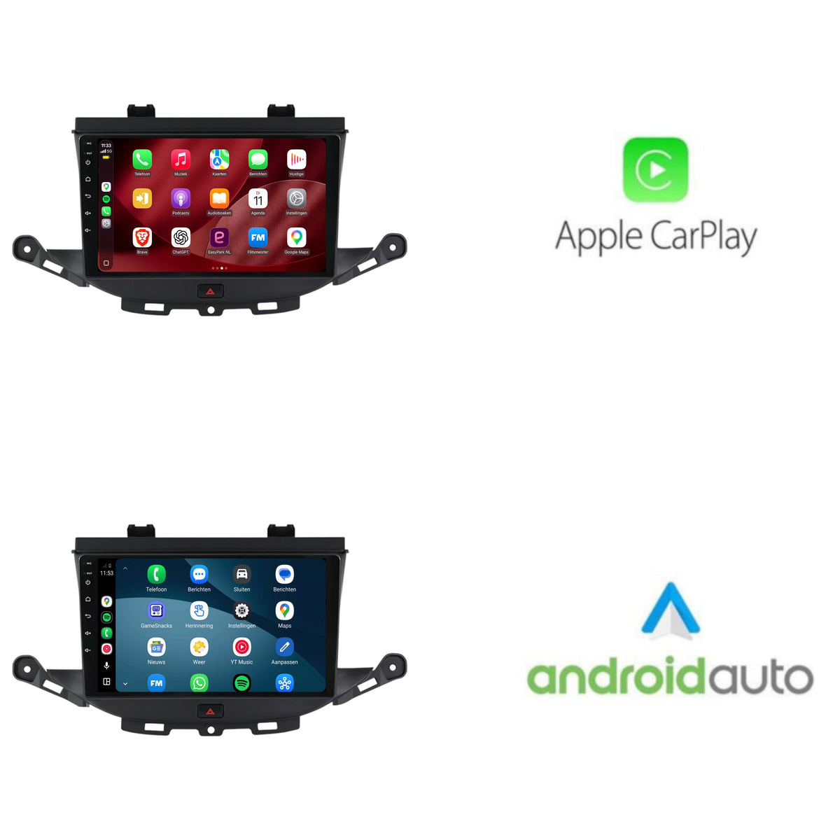 Opel Astra K CarPlay & Android Auto Radio | 2015 bis 2021 | 9 Zoll | Android 15 | CTX-7366