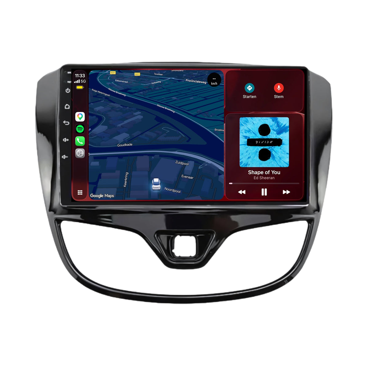 Autoradio CarPlay & Android Auto per Opel Karl | 2016-2020 | 9 pollici | Android 15