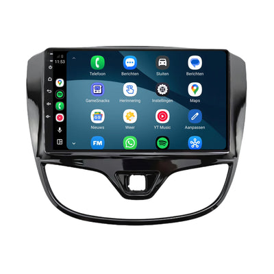 Opel Karl CarPlay & Android Auto radio | 2016 t/m 2020 | 9 inch | Android 15