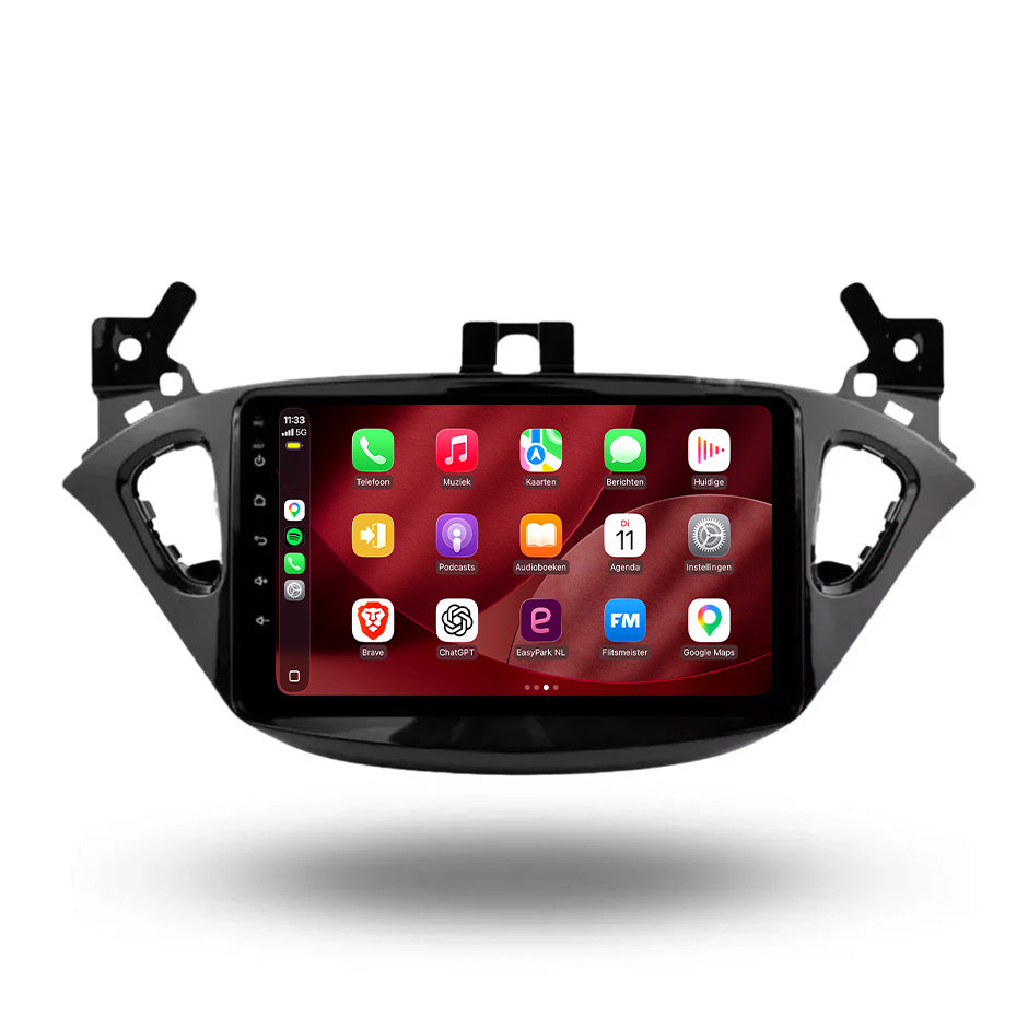 Opel Corsa CarPlay & Android Auto Radio | 2014 bis 2019 | 9 Zoll | Android 15
