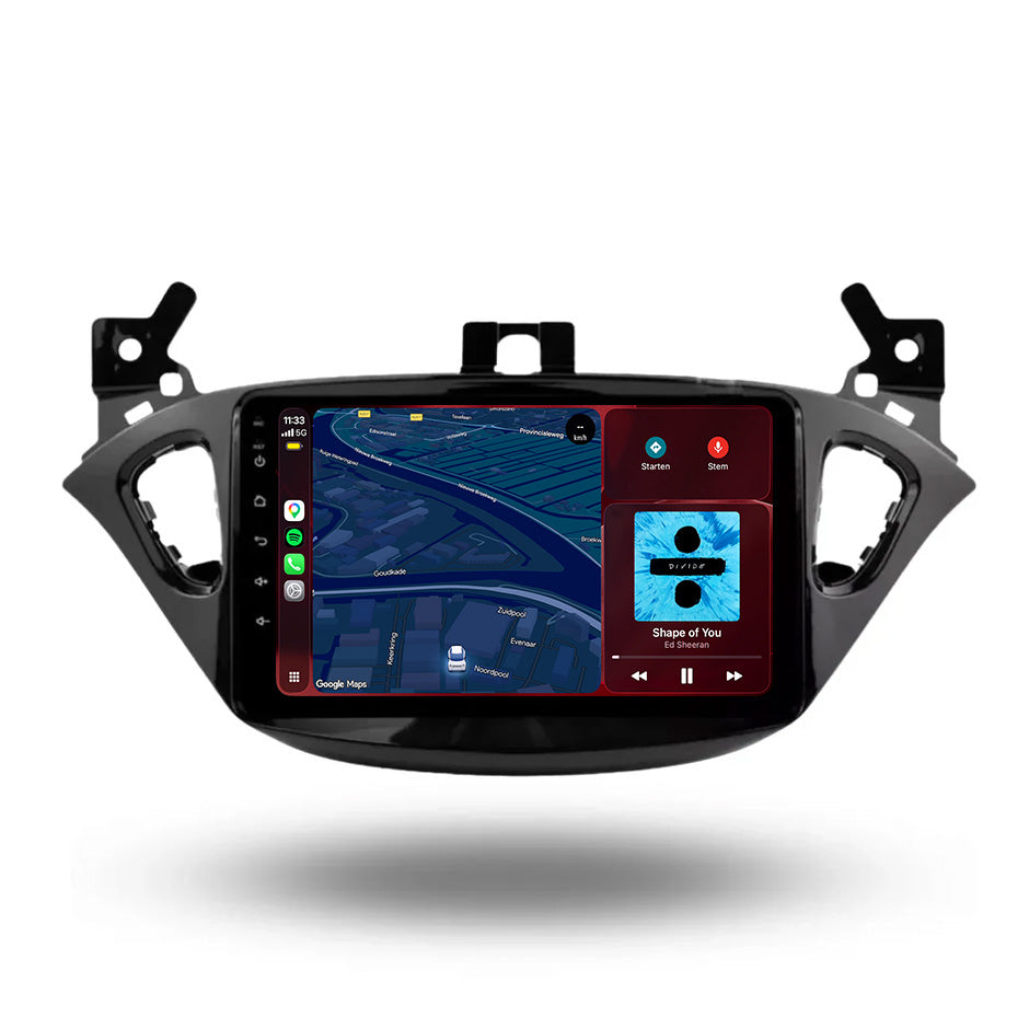 Opel Corsa CarPlay & Android Auto Radio | 2014 bis 2019 | 9 Zoll | Android 15