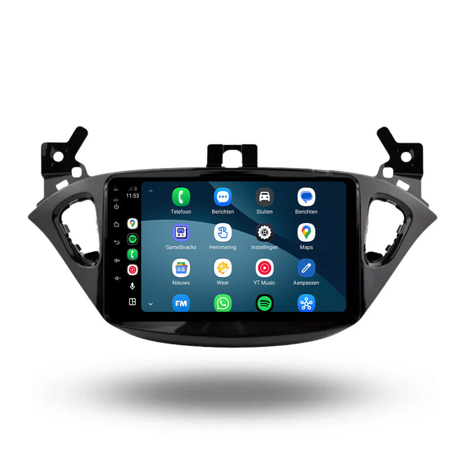 Opel Corsa CarPlay & Android Auto Radio | 2014 bis 2019 | 9 Zoll | Android 15