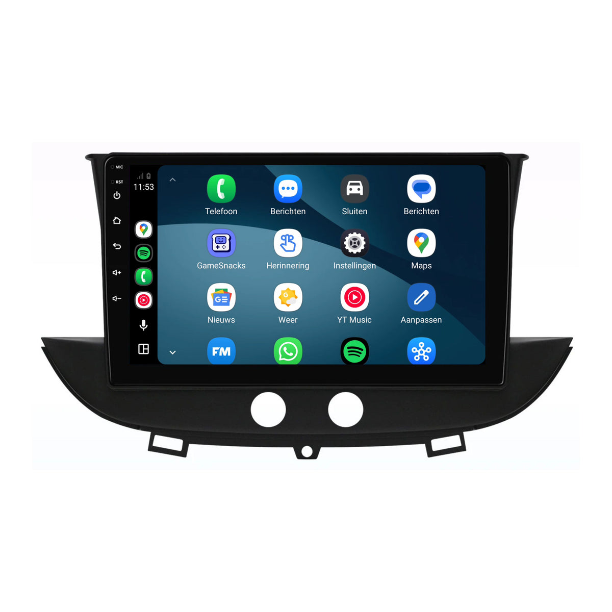 Opel Crossland X CarPlay & Android Auto radio | 2017 t/m 2023 | 9 inch | Android 15 | CTX-7464