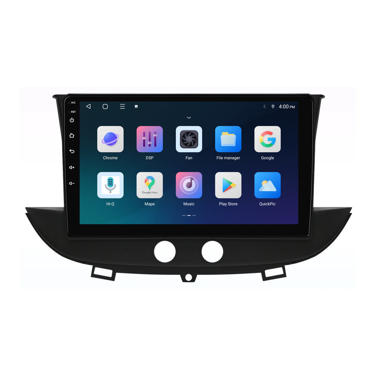 Opel Grandland X CarPlay & Android Auto radio | 2016 t/m 2020 | 9 inch | Android 15 | Originele knoppen blijven (slot & alarmlichten) | CTX-7463
