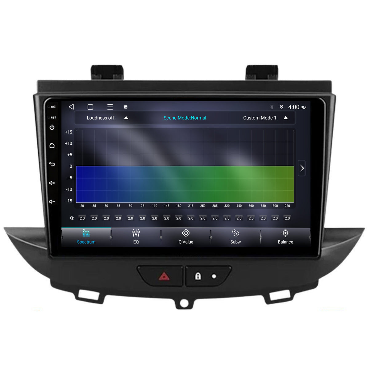 Opel Grandland X CarPlay & Android Auto radio | 2016 to 2020 | 9 inch | Android 15 | Own buttons (lock & hazard lights) | CTX-7329