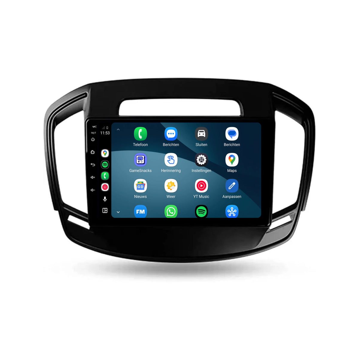 Opel Insignia CarPlay & Android Auto Radio | 2008 bis 2013 | 9 Zoll | Android 15 | Klavierlack schwarz | CTX-7279