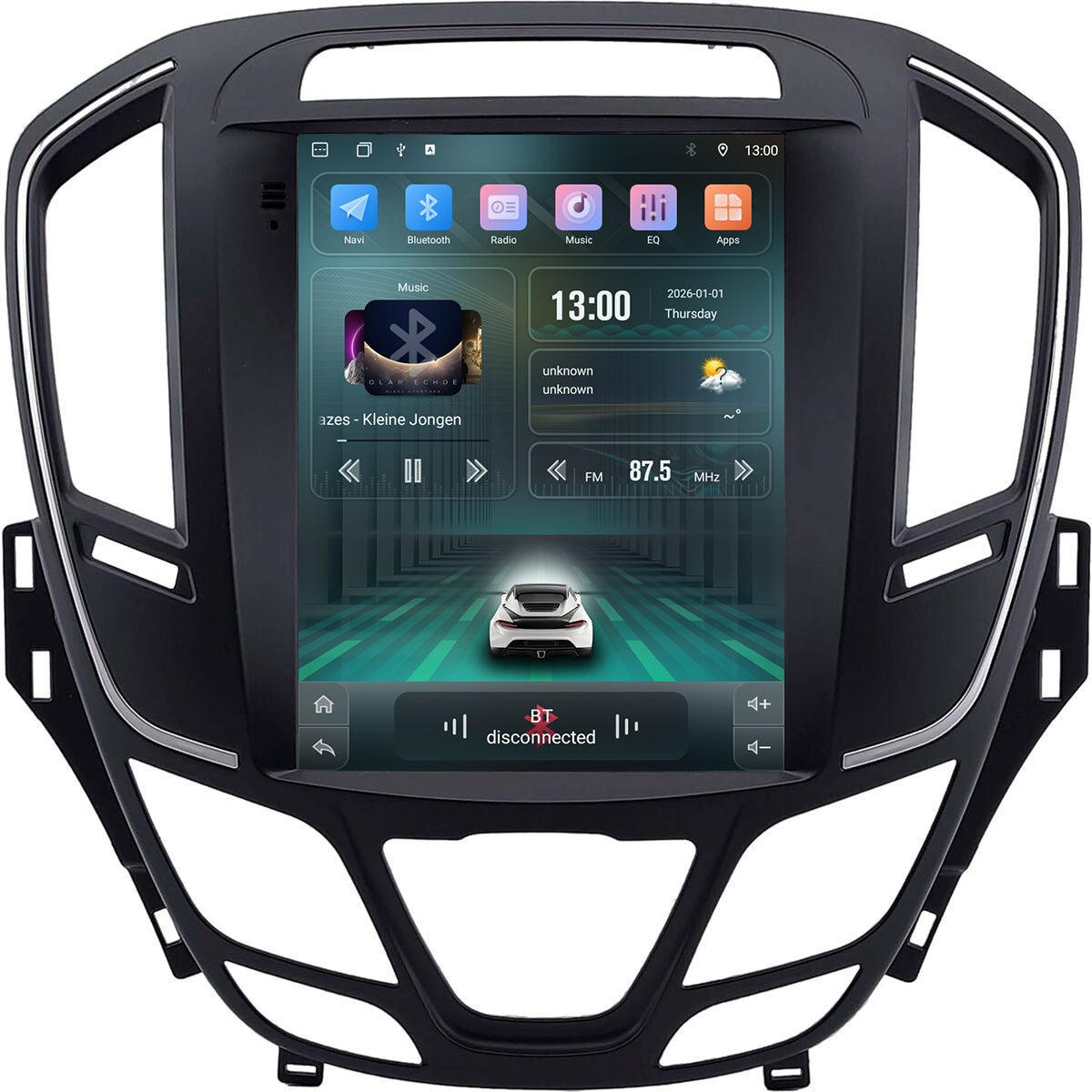 Cartronix Opel Insignia | 2013 to 2017 | Car Radio Navigation | Apple CarPlay & Android Auto | Android 13 | Large HD Screen