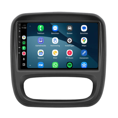 Opel Vivaro CarPlay & Android Auto radio | 2016 t/m 2020 | 9 inch | Android 15