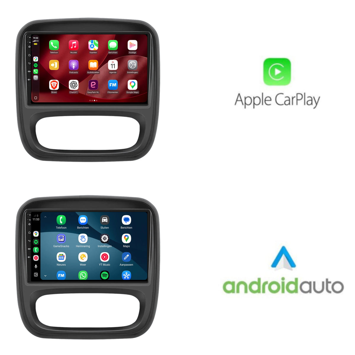 Radio z CarPlay i Android Auto do Opel Vivaro | 2016–2020 | 9 cali | Android 15