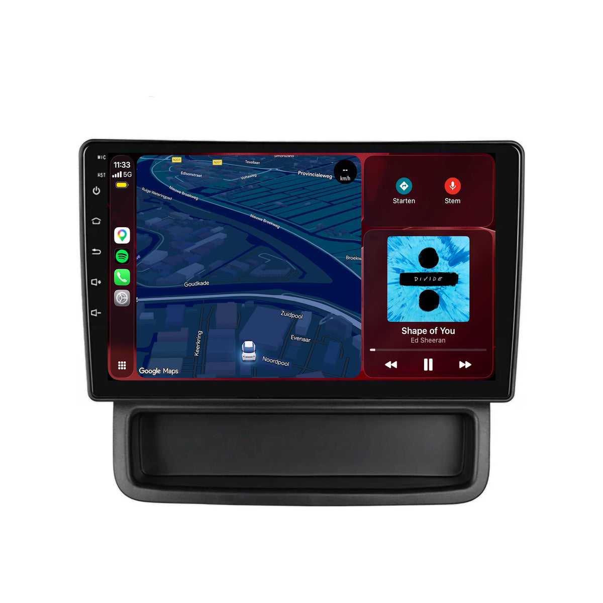 Radio con CarPlay y Android Auto para Nissan Primastar | 2009 a 2014 | 10 pulgadas | Android 15 | CTX-7268
