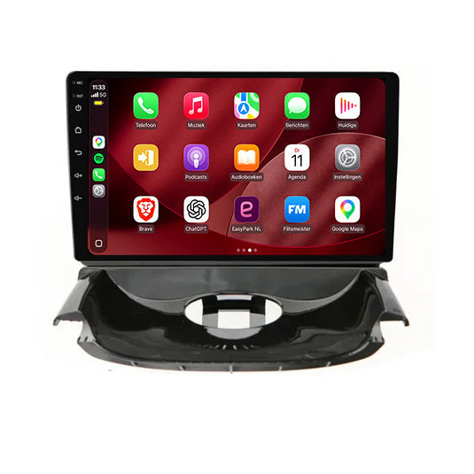 Peugeot 206 & Citroën C2 CarPlay & Android Auto Radio | 2004 bis 2013 | 9 Zoll | Android 15 | CTX-7218