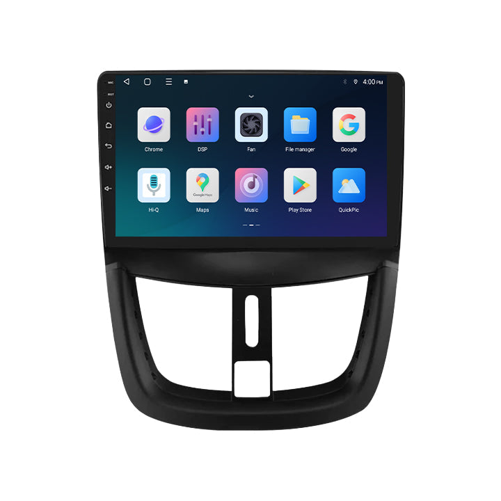 Radio z CarPlay i Android Auto do Peugeot 206+ | 2009–2013 | 9 cali | Android 15 | CTX-7398