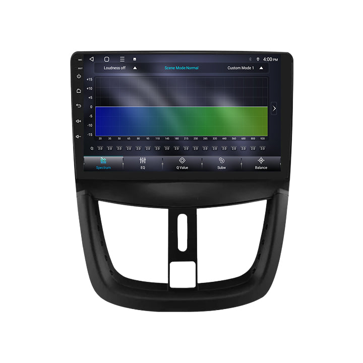Peugeot 207 CarPlay & Android Auto Radio | 2006 bis 2015 | 9 Zoll | Android 15