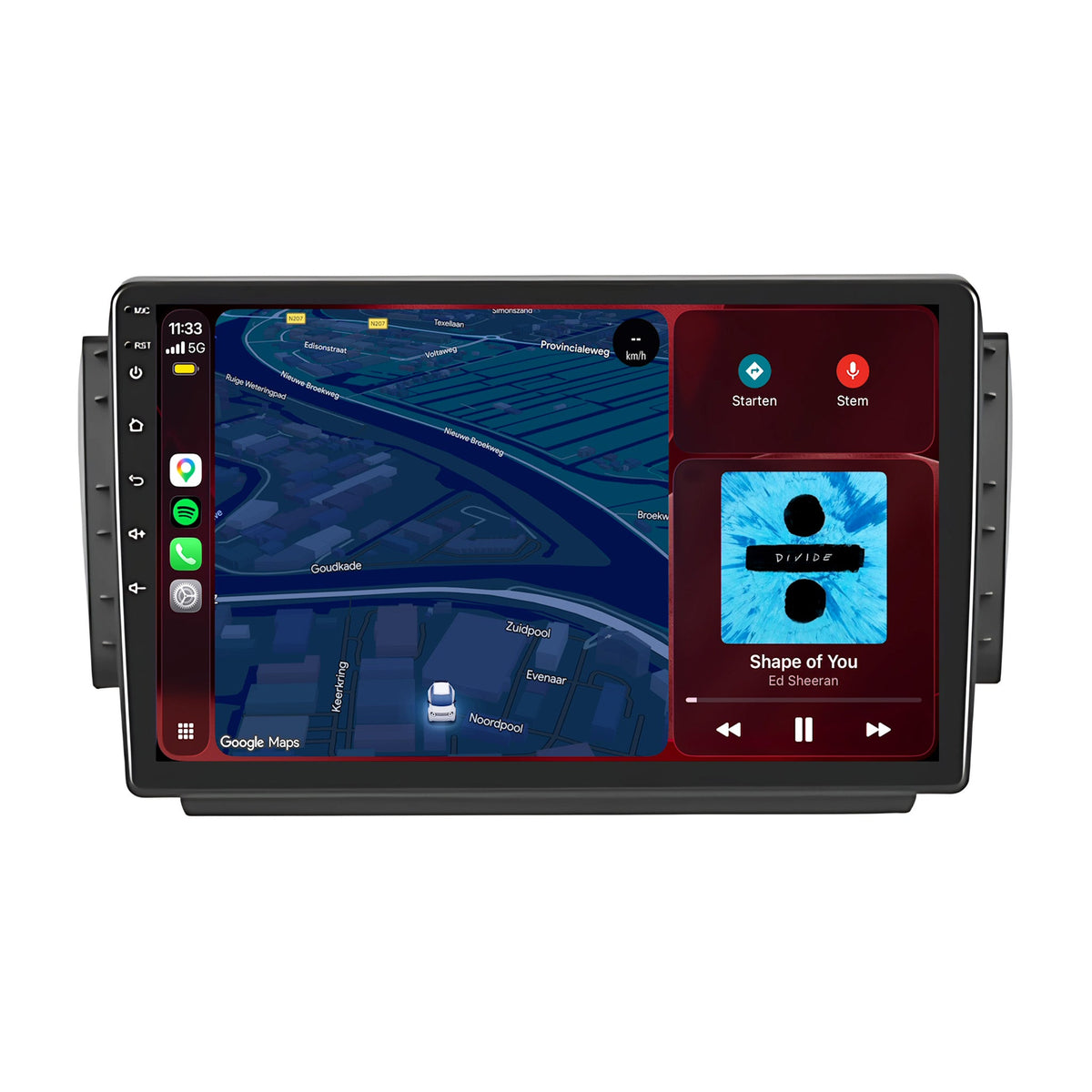 Radio con CarPlay y Android Auto para Peugeot 208 y 2008 | 2012 a 2019 | 10 pulgadas | Android 15