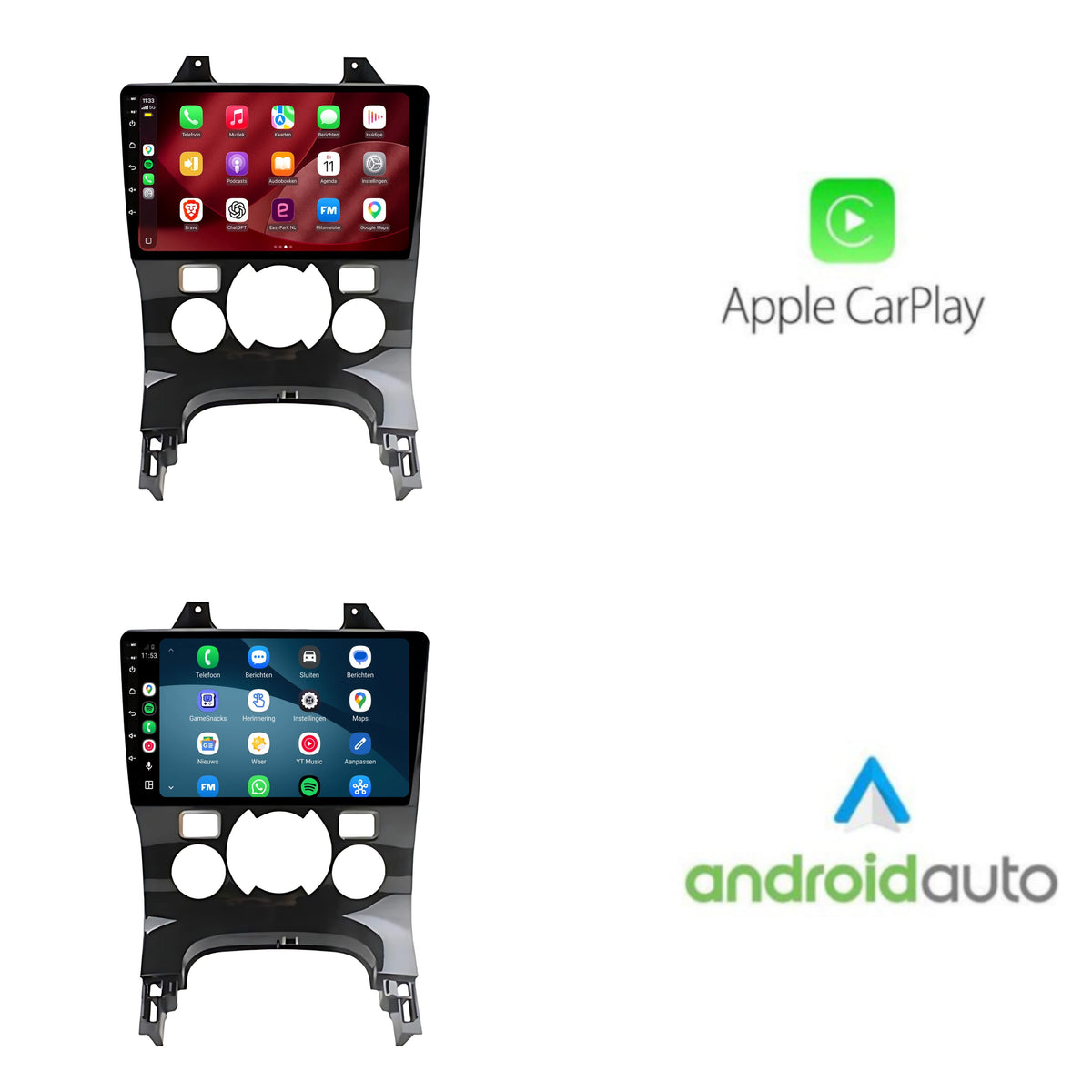 Autoradio CarPlay & Android Auto pour Peugeot 3008 | 2009 à 2016 | 9 pouces | Android 15 | CTX-7126