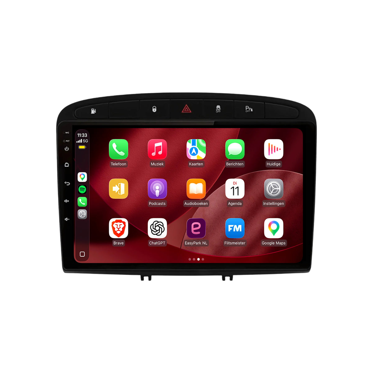 Autoradio CarPlay & Android Auto pour Peugeot 308 & 408 | 2007 à 2013 | 9 pouces | Android 15 | CTX-7242