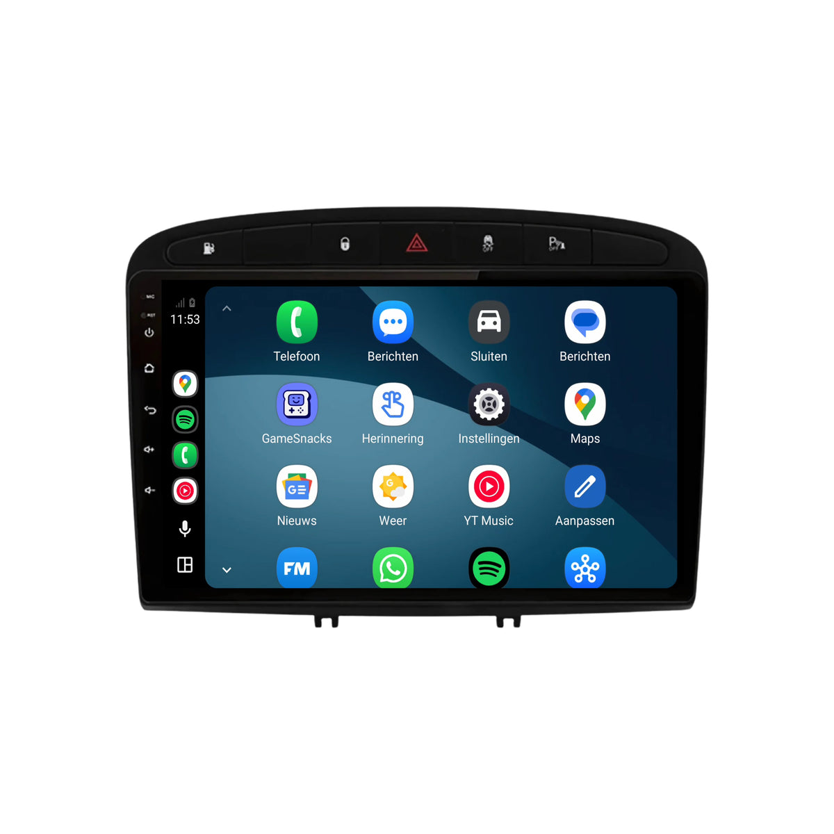 Autoradio CarPlay & Android Auto pour Peugeot 308 & 408 | 2007 à 2013 | 9 pouces | Android 15 | CTX-7242